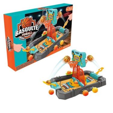 Imagem de Jogo Basquete Pinball Personalizável 2 ou Mais Jogadores para Crianças