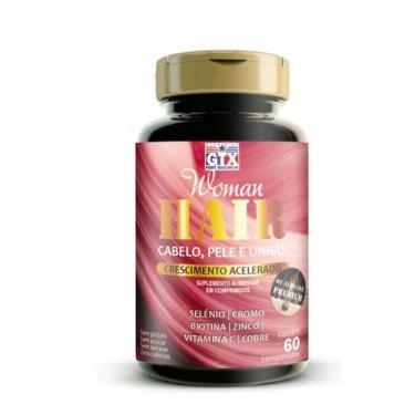 Imagem de Hair woman gtx fort comprimidos  - GTX FORT Suplementos 
