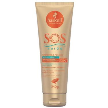 Imagem de Creme Pré E Pós Sol S.O.S Verão Haskell 240G