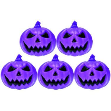 Imagem de 5 Abóboras Roxa Halloween Sacolinha Surpresa dia das Bruxas - Toy Mast
