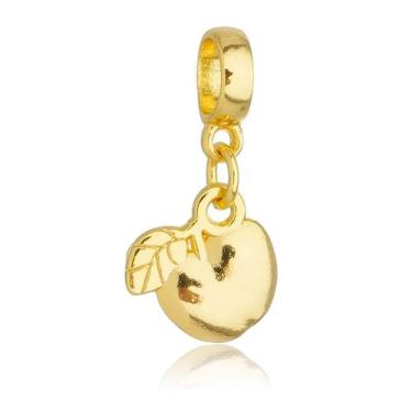 Imagem de Berloque Maça Fruta Banhado a Ouro 18k - Work Semijoias