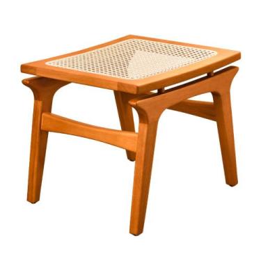 Imagem de Banco Espaço gourmet Truffle 45cm Madeira Maciça - Sallar Home