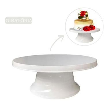 Imagem de Bailarina Giratória 360 com Base Para Confeitaria 32cm - IDEA