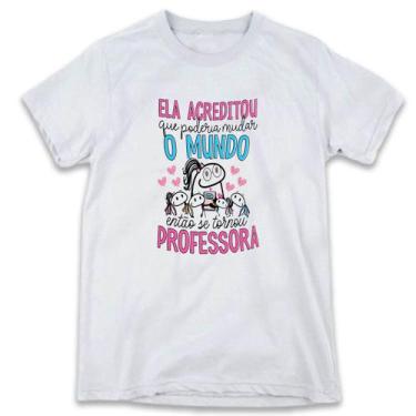 Imagem de 1 Camisa Flork Dia Dos Professores Ela Acreditou Professora - W3Artest