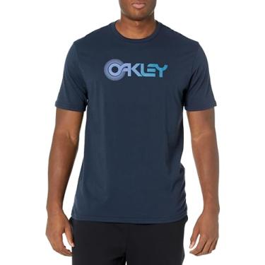 Imagem de Oakley Camiseta masculina com anéis, Fathom, P