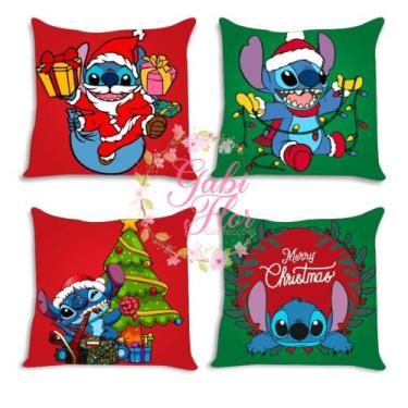 Imagem de Kit 4 Capas de Almofadas Natalinas Decoração - Gabi Flor Confecções, N