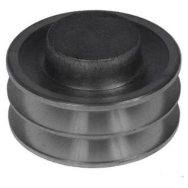 Imagem de Polia De Alumínio 2 Canais Perfil A 90 Mm Mademil