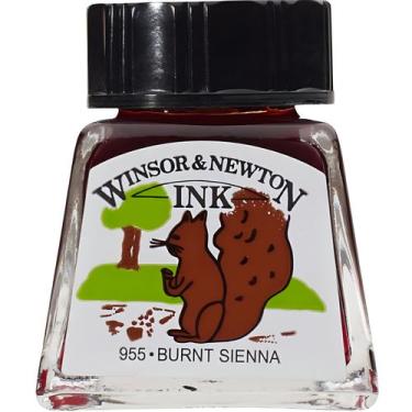 Imagem de Tinta Nankin para Desenho Winsor & Newton Escolha a Cor, BURNT SIENNA