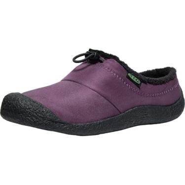 Imagem de KEEN Pantufas femininas Howser 3 Slide confortáveis e duráveis, Ameixa perfeita/verde absinto, 35