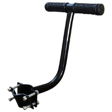 Imagem de Reicyfang Punho do assento traseiro de bicicleta, guidão de bicicleta de estrada de montanha, alça de segurança infantil, apoio de braço para assento traseiro infantil, descanso de bicicleta e