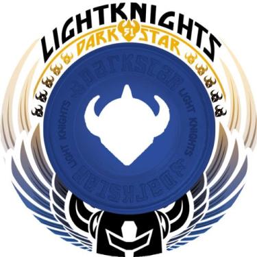 Imagem de Darkstar Rodas de asas, transparente/azul/branco, 130 cm (51 polegadas)