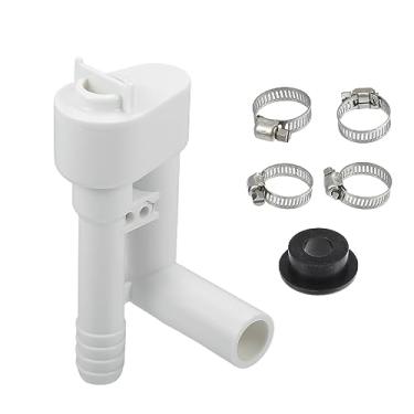 Imagem de Hihaha 385316906 Kit de disjuntor a vácuo para vaso sanitário RV sem pulverizador manual para vaso sanitário VacuFlush Sealand Traveler/Kit de válvula de montagem de água de vaso sanitário RV