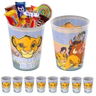 Imagem de 20 Copos Rei Leão para Festa Infantil Decoração Lembrancinha Sacola de