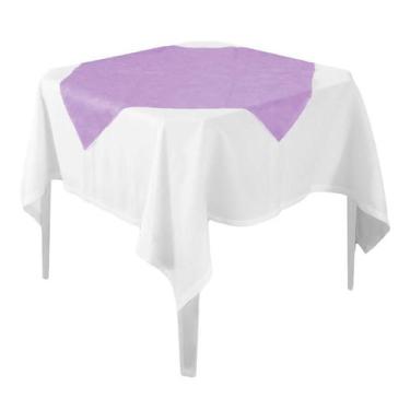 Imagem de Toalha de Mesa Liso Tons Variados Tnt 70cm x 70cm - 5 Unidades - Extra