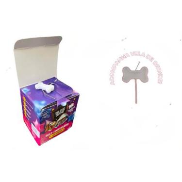 Imagem de Kit Aniversario para seu Cãozinho com Pelucia de Presente,Bolo com Vel
