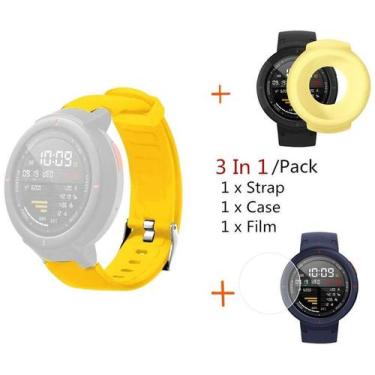 Imagem de Kit Pulseira + Case + Película NSmart compatíveis com amazfit  Verge -