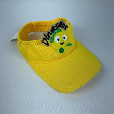 Imagem de Boné Infantil Viseira Com Proteção Solar Dinosssauro Estilo e Seguranç