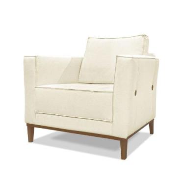 Imagem de Poltrona Estofada Decorativa Sala Quarto Escritório Leitura Prime - Ma