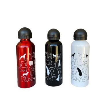 Imagem de Squeeze Aluminio Térmica Bico Garrafa Sublimação 500ml  - Zeim, Vermel