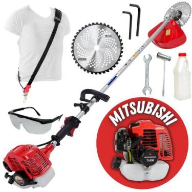 Imagem de Roçadeira Profissional Lateral Nakashi T262M 26CC Robusta e Resistente