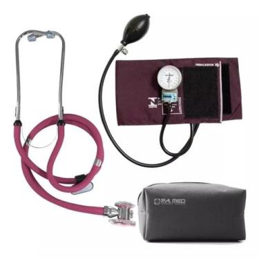 Imagem de Kit Academico Aparelho De Pressao + Esteto Rappaport Duplo - PAMED, Vi