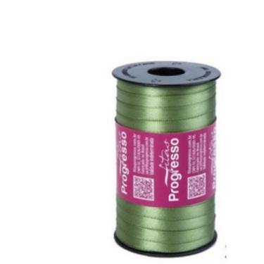 Imagem de Fita de Cetim Progresso 7mm nº1 - 100m Cor 249 Verde Militar - 01 unid