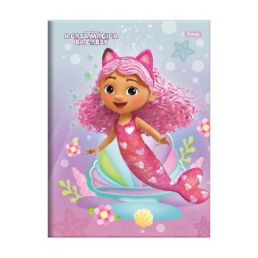 Imagem de Caderno Capa Dura A Casa Mágica da Gabby' Brochura 1 Matéria, Rosa
