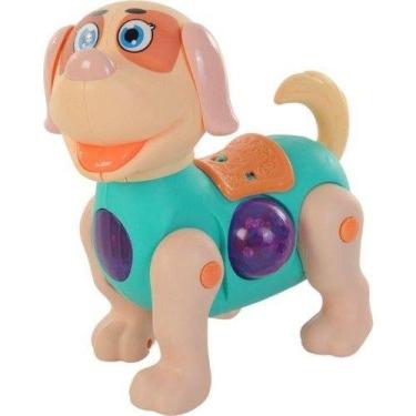 Imagem de Brinquedo Cachorrinho Divertido Interativo Cut Pet C Som Luz - Toy Kin