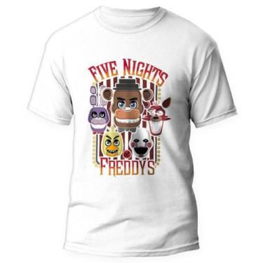 Imagem de Camiseta Fnaf Five Nights At Freddys Jogo Game 1 - Kamisetas Otaku, Br