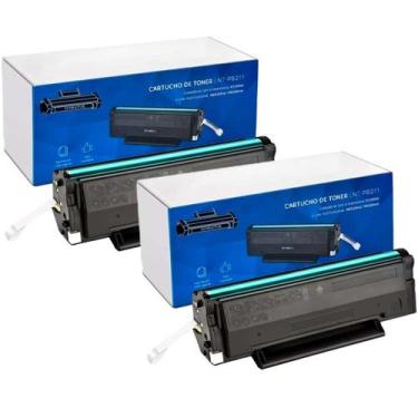 Imagem de kit 2 toner compatível Elgin NTPB211 para laserjet Pantum - Digital Qu