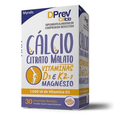 Imagem de Dprev cálcio 1000ui com 30 comprimidos - MYRALIS
