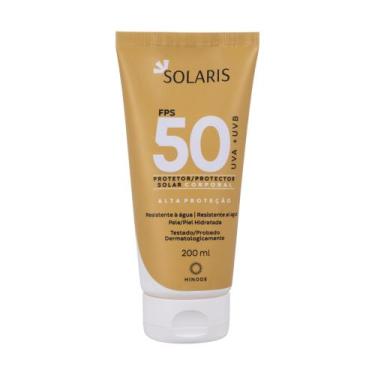 Imagem de Protetor Solar Corporal Solaris UVA e UVB FPS 50 Hinode 200ml - HND