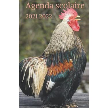 Imagem de Agenda Scolaire 2021 2022: Agenda poulet journalier collége lycée étudiant pour planifier une année réussie (un jour par page)