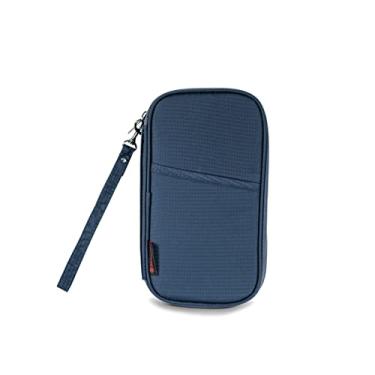 Imagem de Zoom Lite Organizador de documentos de viagem premium, porta-passaporte familiar com proteção RFID e carteira removível – serve para 4 passaportes, cartões, dinheiro e mais para mulheres e homens,