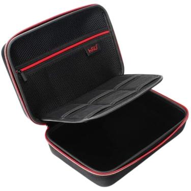 Imagem de HSU Carrying Case Compatible with GoPro Hero 12/11/10/9/8/7/6/5/4/3+/3/DJI Osmo Action Camera, Osmo Pocket, Insta360 ONE X Camera and Accessories, DIY Protective Travel Case Storage Bag