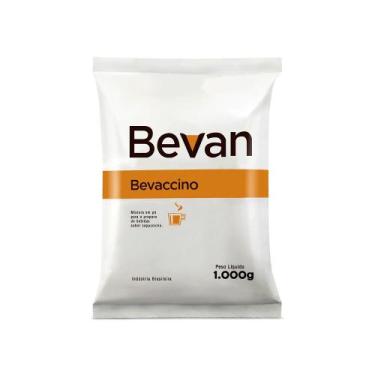 Imagem de Kit Preparo Em Po Sabor Cappuccino Bevaccino Bevan 1kg, 5 unidades