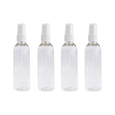 Imagem de Kit 4 Frascos Para  Viagem 100ml Com Tampa Spray. - Incapack, Tampa pr