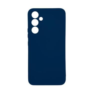 Imagem de Capa Aveludada + Película Vidro 3D Compatível Samsung M35 - DB, Azul-M