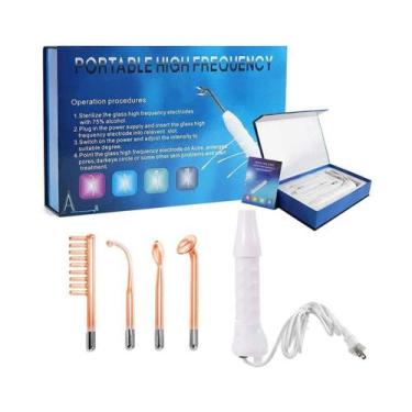 Imagem de Aparelho Alta Frequência Bivolt 4 Eletrodos Estética Facial - Global