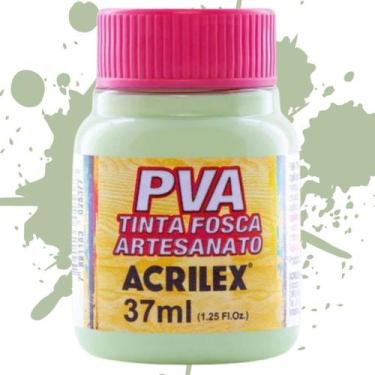 Imagem de Tinta PVA Fosca para Artesanato Acrilex Cores Frias 37ml - 03240, VERD