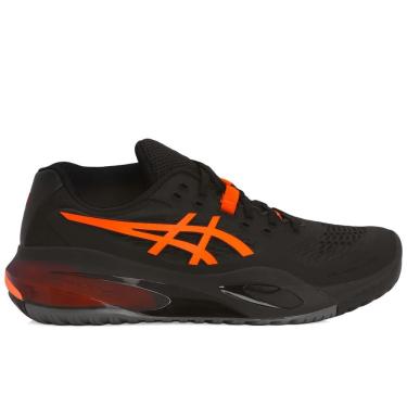 Imagem de Tênis Asics Gel Resolution X - All Court - Preto e Laranja