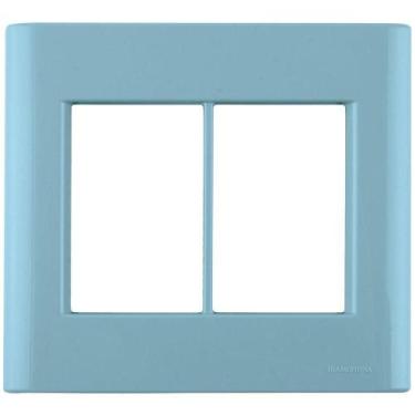 Imagem de Placa 6 Postos 4x4 Tramontina Giz Azul Jeans Tramontina