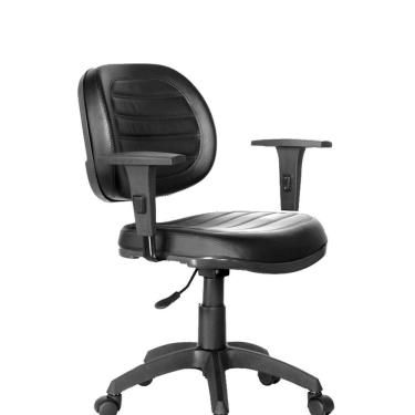 Imagem de Cadeira Giratória Internauta com Braço Preto