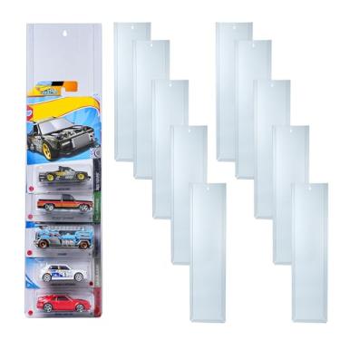 Imagem de KASTUN 10 Peças De Caixa De Exposição Fundida Para Caixa De Fósforos Hot-Wheels, Organizador De Armazenamento De Carros De Brinquedo, Compatível Com Carros Embalados Com Caixa De Fósforos Hot-Wheels