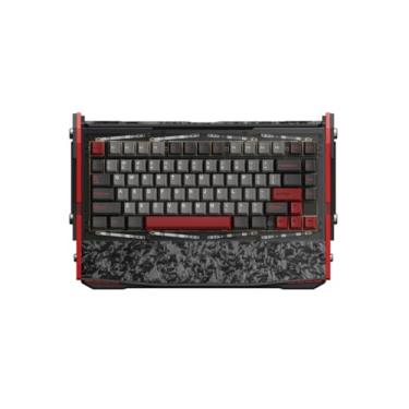 Imagem de DRY STUDIO Teclado Magnético Para Jogos Black Diamond Rt Hall Effect 75%, Precisão De 0,04 Mm, Taxa De Pesquisa De 8K, Latência De 0,25 Ms, Sensação Mecânica De Montagem De Mola De Lâmina, Interrupt