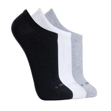 Imagem de Kit com 3 Pares Meia Soquete Adulto Sortidas Lupo Sport 3270, 33-36, M