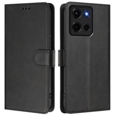 Imagem de COTDINFOR Capa carteira para Moto G 5G 2025 com bloqueio RFID e suporte para cartão, capa de telefone flip de couro com suporte à prova de choque para mulheres e homens capa para Motorola Moto G 5G