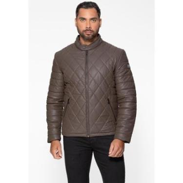 Imagem de Jaqueta Light Matelassê Guess Marrom-Masculino