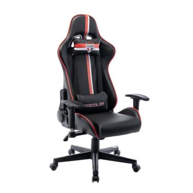 Imagem de Cadeira Gamer São Paulo Spfc 3318 Espresso Móveis Preto/verme