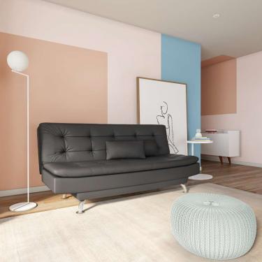Imagem de Sofá-Cama 3 Lugares Casal Premium Pretty Preto